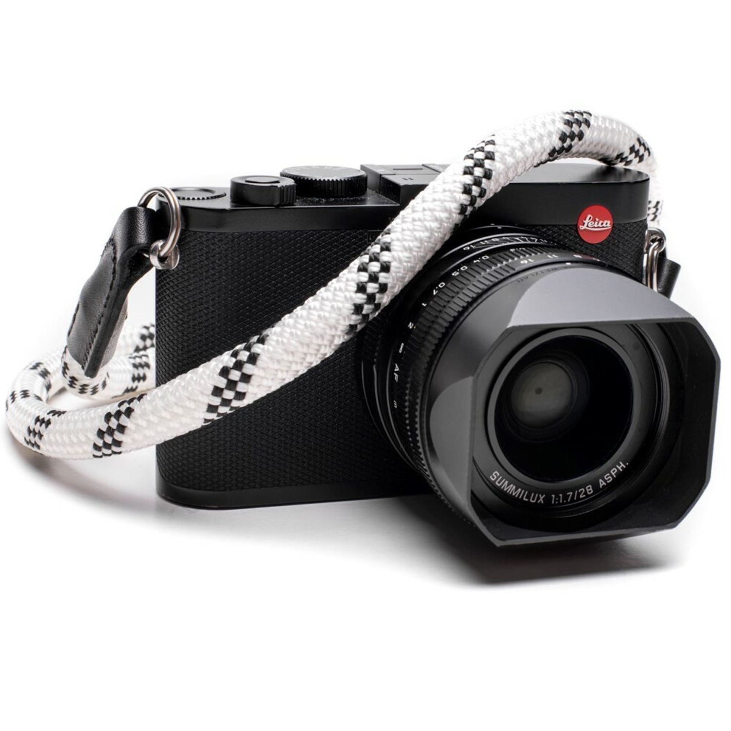 Leica Rope Strap - White and Black -  Ring