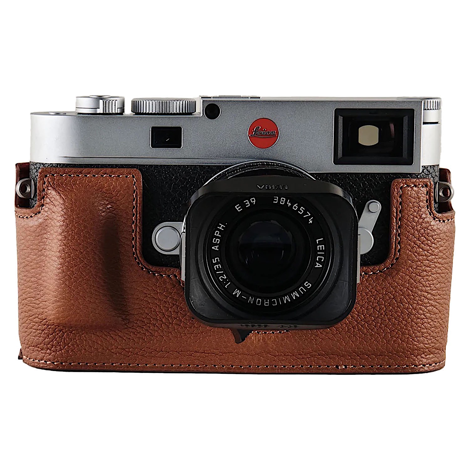 Oberwerth Light Brown US Shell Cordovan TagCase for Leica M11 Main Image