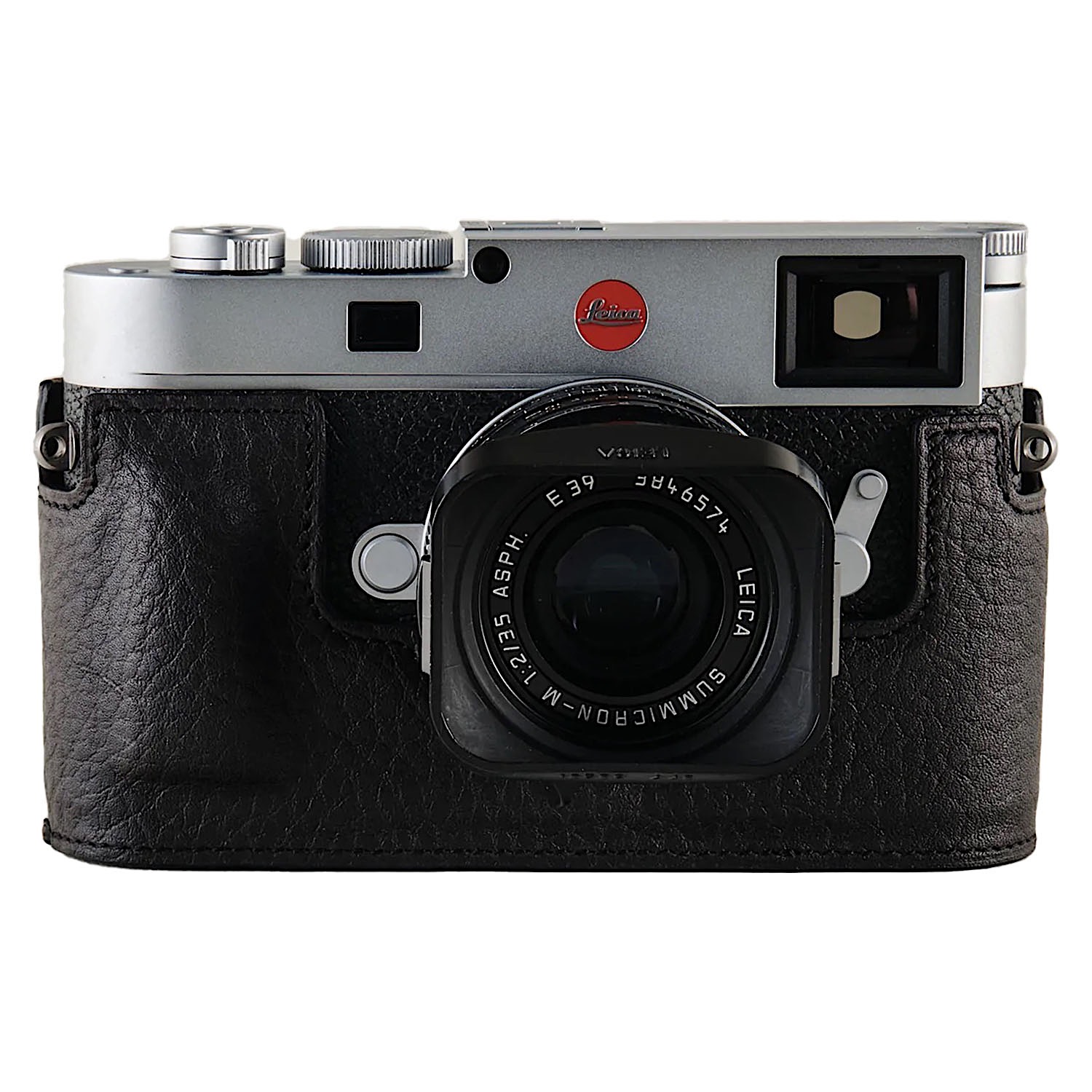 Oberwerth Black US Shell Cordovan TagCase for Leica M11 Main Image