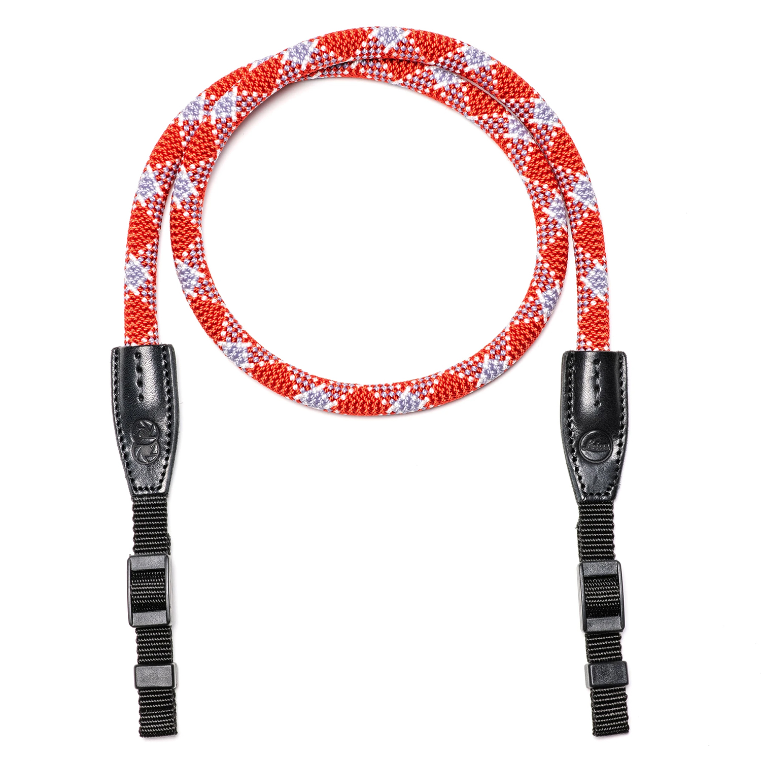 Leica Rope Strap Cooph, red check, Nylon | Leica Store - San Francisco