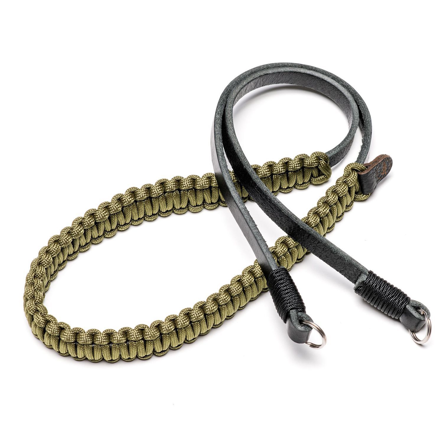Leica Paracord Strap COOPH, black/olive