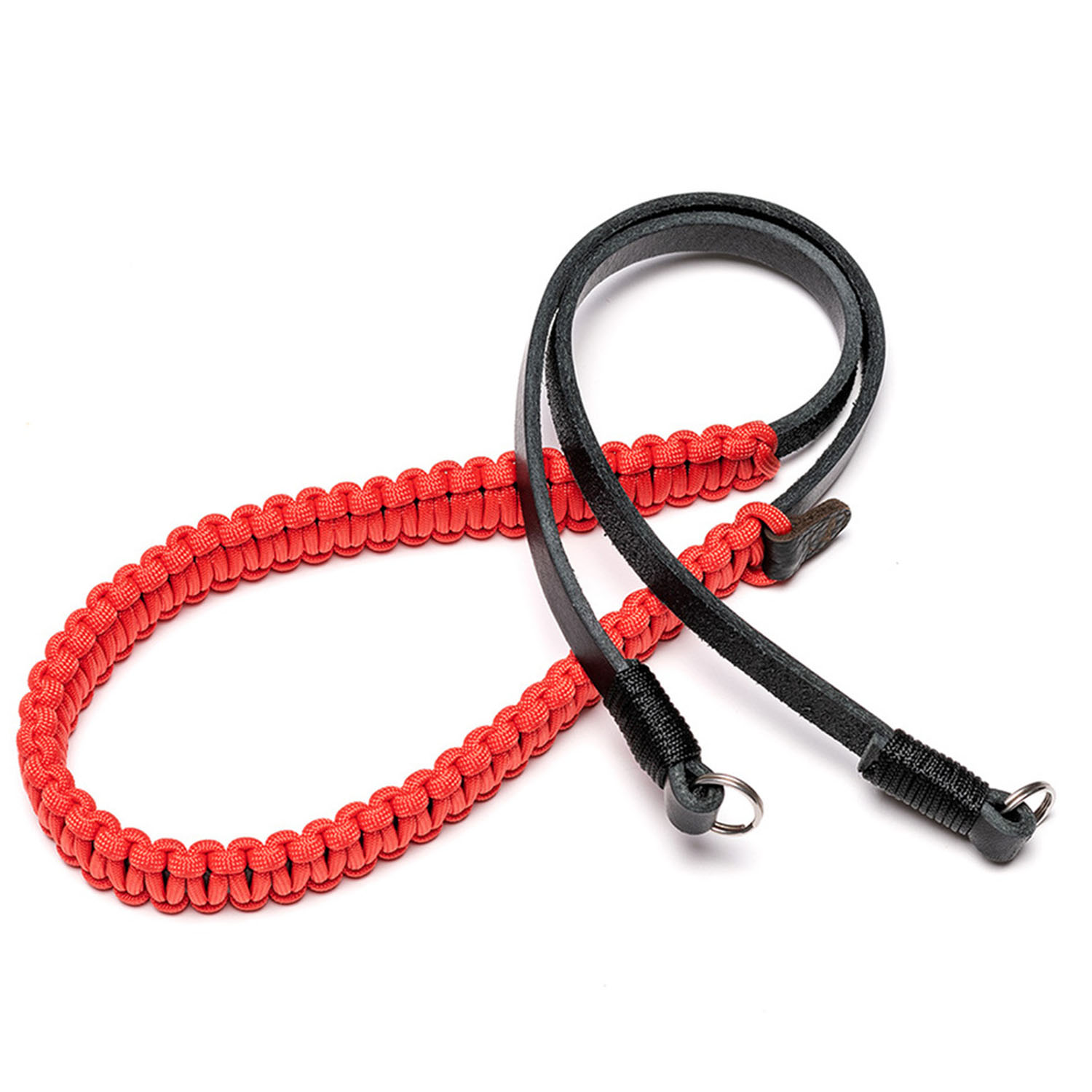 Leica Paracord Strap COOPH, black/red