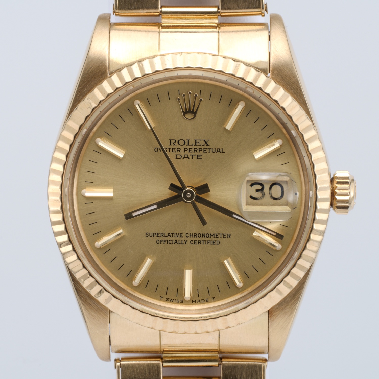 Rolex Oyster Perpetual Date "Buick" Ref 15038